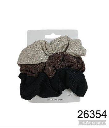 Imagen de SCRUNCHIES DE PELO X3 TEXTURA 5.26